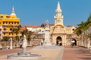 The Puerta del Reloj, Cartagena de Indias, Colombia; Shutterstock ID 1307834653; Job: -